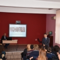 Георги Титюков на среща  с ученици от ЕГ „Иван Вазов“ за конкурса „Най-добър млад предприемач"